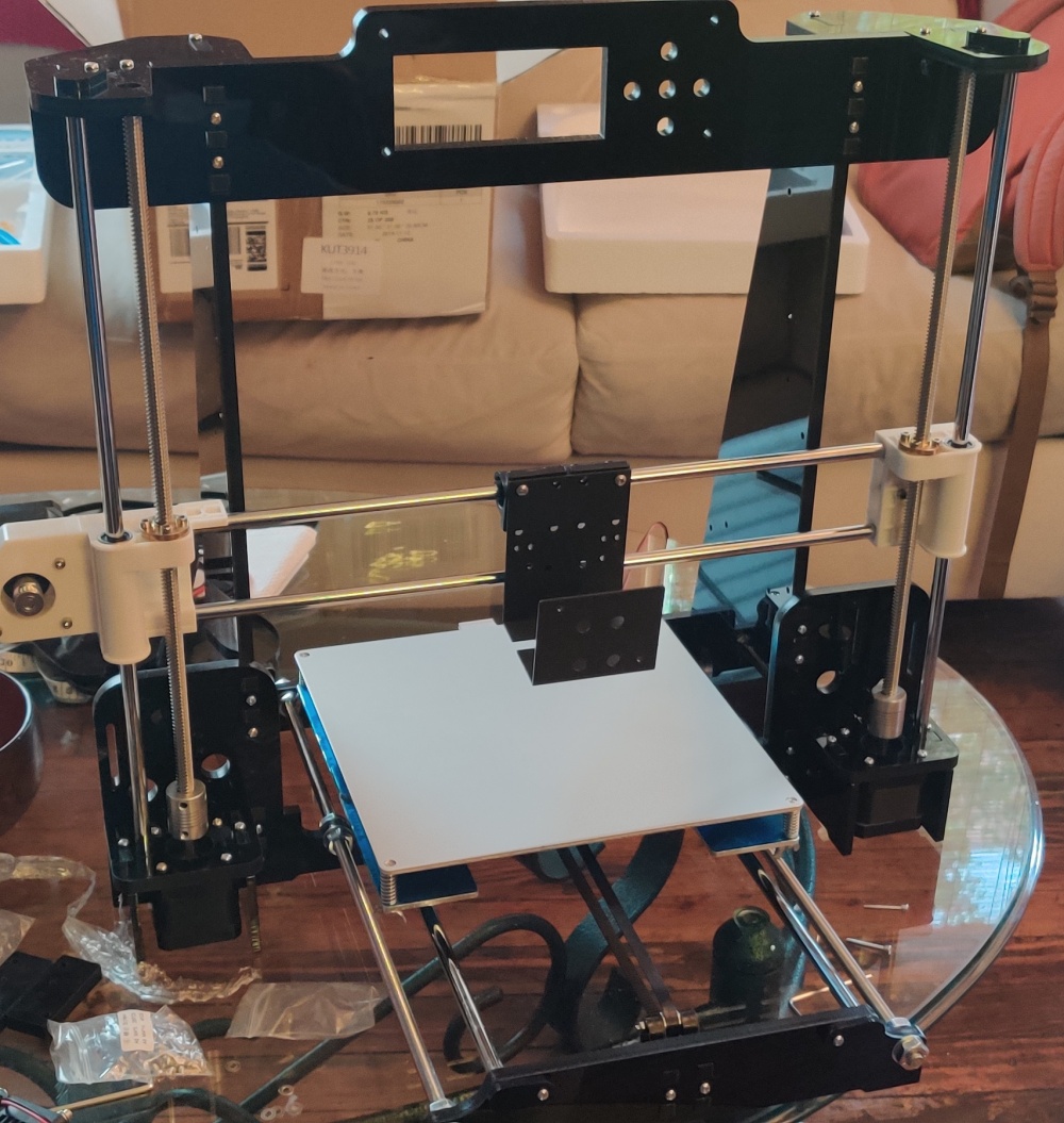 Assembling the printer 2