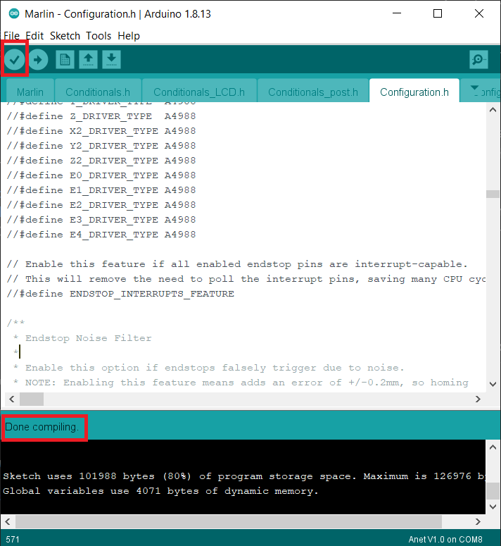 Verifying firmware